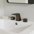 thumbnail image 4 of Carre 8 in. Widespread, 2-Handle, Bathroom Faucet in Oil Rubbed Bronze, 4 of 10