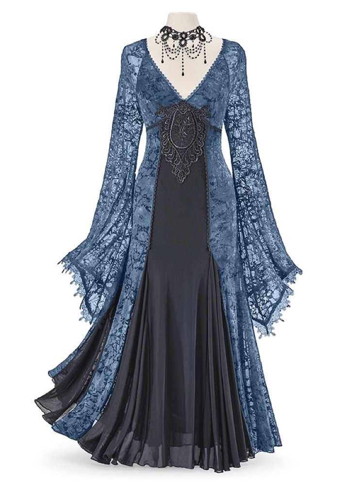 long sleeve gothic dress