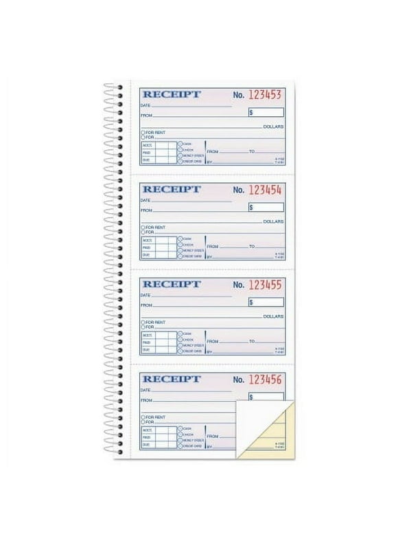 Receipt & Order Books in Forms & Recordkeeping
