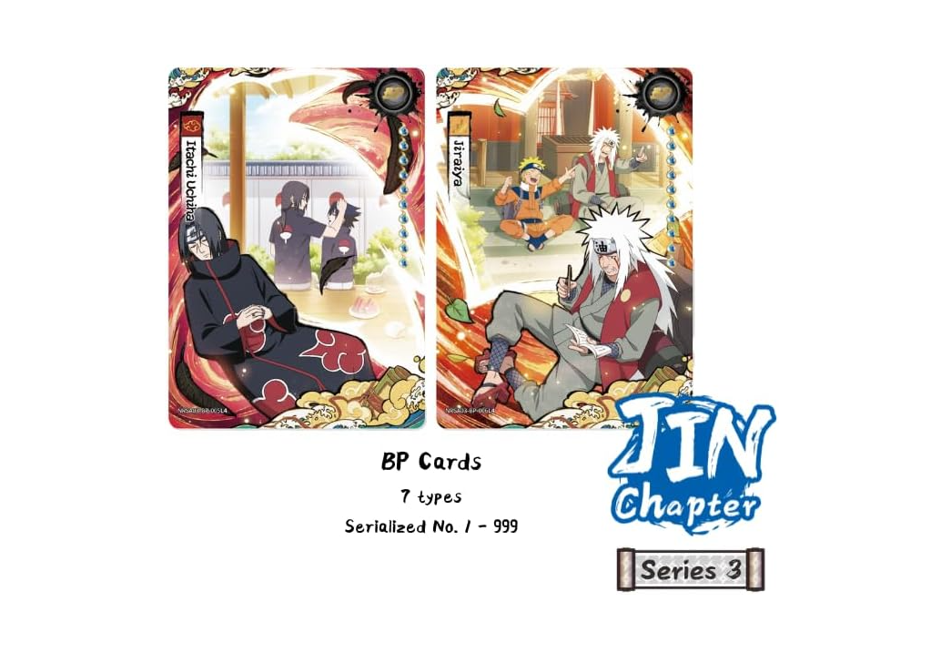 KAYOU Naruto Smriti Collectible Card Chapter Jin English Series 3