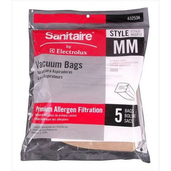 Compatible with Sanitaire VFSC63253 Mm Vacuum Bags