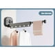 thumbnail image 1 of Rack colgar telescópico, secador de ropa plegable, percha invisible, metal resistente, diseño de 2 niveles, para terraza, ahorra espacio, secado rápido, duradero, fácil de transportar, ideal, 1 of 9
