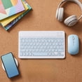 thumbnail image 6 of romoty Wireless Keyboard and Mouse Combo 9.6x5.9 Inch Sky Blue Slim Rechargeable Quiet Keyboard Mouse Set for Tablet Laptop Smartphone, 6 of 6