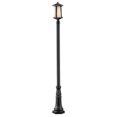 thumbnail image 1 of Z-Lite Harbor Lane 1 Light Outdoor Post Light in Black, 1 of 1