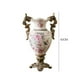 thumbnail image 5 of Florero de cerámica de estilo europeo Decoración Centro de mesa Arreglo floral Decoración para boda Dormitorio Balcón Entrada de escritorio 42cmx21cm Rosa perfecl Jarrón de ceramica, 5 of 8