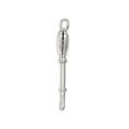 thumbnail image 3 of Sterling Silver Heart Locket Key Pendant Necklace with Chain, 3 of 4