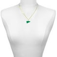 thumbnail image 2 of Delight Jewelry Acrylic Green Megaphone - Gold-tone Class of 2026 Delicate Bar Necklace, 18.75", 2 of 4