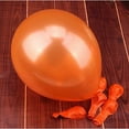 thumbnail image 2 of Magik 100pcs 10 inch Pearl Latex Colorful Thickening Wedding Party Birthday Balloon (Orange), 2 of 5