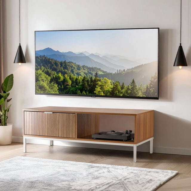 Cómoda Multiusos Organizador Minimalista Para Recámara Sala TV Mdf