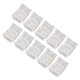 thumbnail image 4 of Conectores de luces de tira LED, 10 piezas Conectores de tira COBLED de 3 pines y 10 mm Conector para tira de LED Resultados impresionantes, 4 of 8