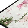 thumbnail image 3 of 39x20 Inch Non-Slip Floor Mat Hallway Runner Rug Entrance Floor Mat Runner for Kitchen and Living Room Champagne Glasses and Christmas Tree, 3 of 8