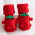 thumbnail image 2 of WUANDIXFA Chaussettes de Noël pour Enfants Chaussettes de Noël Automne et Hiver Épaissies Enfants Nouvel An Chaussettes Rouges Bébés Tube Moyen Chaussettes en Coton Épaissies Bleu, 1-3 Ans, 2 of 3