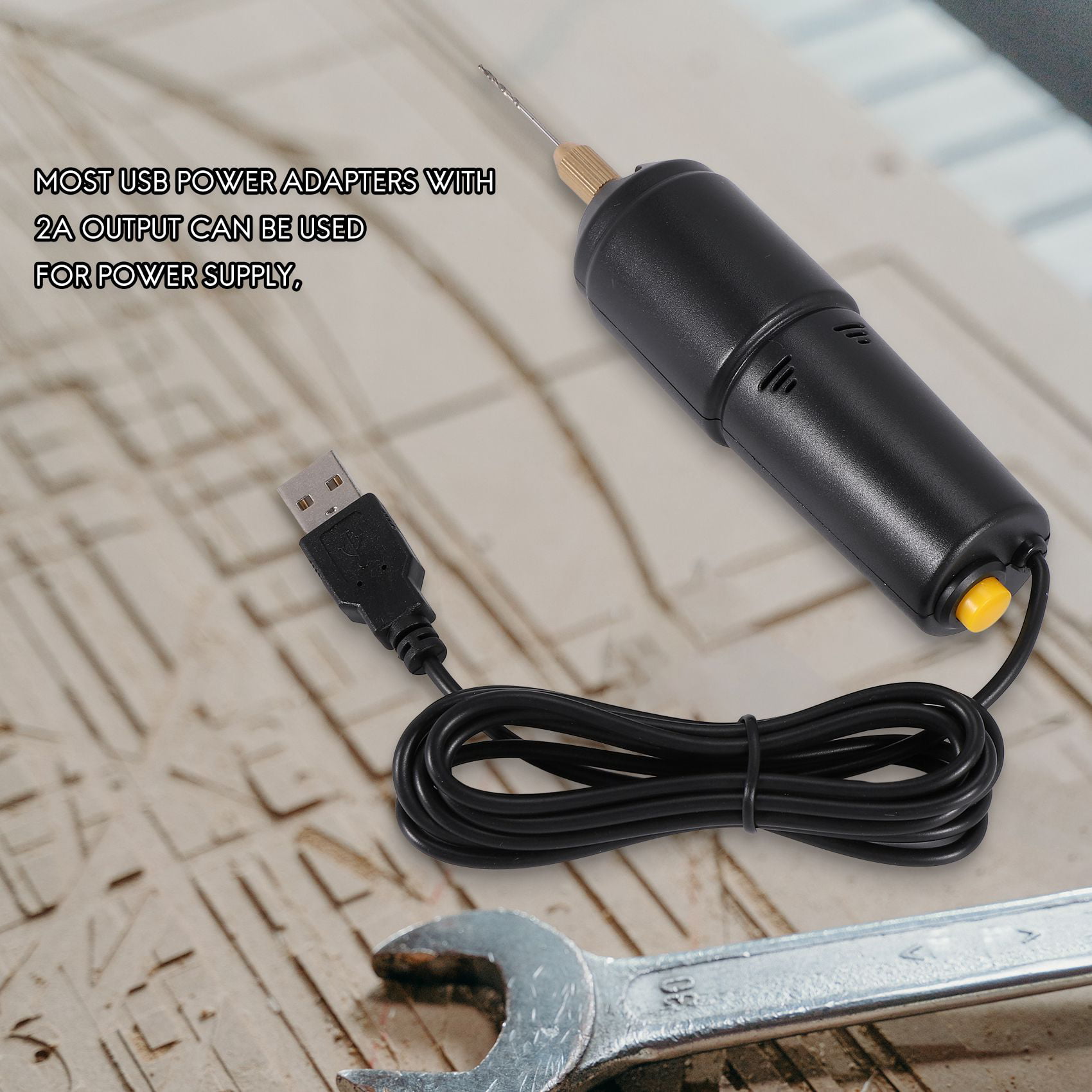 Mini Electric Drill Handheld Drill Bits Kit Epoxy Resin Jewelry Making Wood  Craft Tools 5V USB Plug Screwdriver Tool Kit