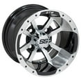 thumbnail image 2 of GTW Storm Trooper 10" Golf Wheels Mh 205x50 Pro Rider Tires E-Z-GO & Club Car, 2 of 4