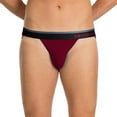 thumbnail image 2 of Men's Obviously A07 PrimeMan AnatoMAX Jockstrap (Maroon S), 2 of 3