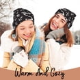 thumbnail image 4 of Lsque Anchors Pattern Knitted Beanie, Unisex Winter Hat, Knit Hat Winter Beanies Thick Fisherman Beanies Cuffed Plain Skull Caps, 4 of 6