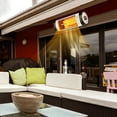 thumbnail image 3 of Gymax Wall-Mounted Electric Heater Patio Infrared Heater W/ Remote Control, 3 of 10
