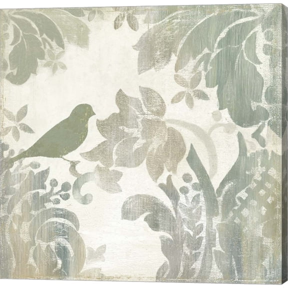 Damask Bird I by Asia Jensen, Canvas Wall Art