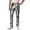 Grey, variant on KKBOTIVE Metallic Shiny Disco Pants for Men, 70s/80s Party Rave Pants, Retro Festive Straight Trousers Men's Fashion, Gold Size: L
