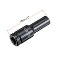 thumbnail image 2 of 1/2" Drive 10mm 12-Point Deep Impact Socket, CR-MO Steel 78mm Length, Metric Sizes, 2 of 5