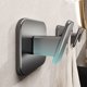 thumbnail image 5 of XWSHYW Contenedores de Almacenamiento Gancho de Pared para Baño Perforaciones, de Aluminio, para Colgar Ropa, Sombreros, Toallas, Baño, Cocina, Ganchos, Almacenamiento, Resistente, Fácil Instalación, 5 of 6