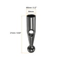 thumbnail image 2 of Uxcell Umbrella Tail Beads Metal 4mm Dia for Straight Umbrella Cover, Grey, 10 Pieces, 2 of 4