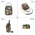 thumbnail image 3 of FORMRS Crossbody Bag for Women Quilted Travel Shoulder Cell Phone Purse with Chain Strap Handbag, Flamingo Pattern, 3 of 7