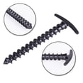 thumbnail image 3 of Estacas para tienda de campaña, paquete de 10 estacas para suelo con anclaje en el suelo, estacas para suelo en espiral en forma de T de 5,7 pulgadas para tienda de campaña, lonas para lluvia, toldo, JAMW Sencillez, 3 of 5