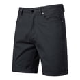 thumbnail image 2 of Havenre Men's Stretch Chino Short Slim Fit Casual Button Elastic Waist Flat Front Cargo Shorts Summer Cotton Straight Leg Work Shorts with Pocket Dark Gray#01 28, 2 of 6