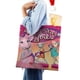 thumbnail image 4 of Angelina Ballerina Bolso de tela con estampado de lienzo para mujer, bolsa de compras reutilizable y estética, con cremallera interior, regalo para mujer, 35 × 40 cm., 4 of 6