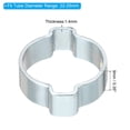thumbnail image 2 of Unique Bargains 30 Pack 22-25mm Double Ear Hose Clamp, Galvanized Steel Crimp Rings, 2 of 6