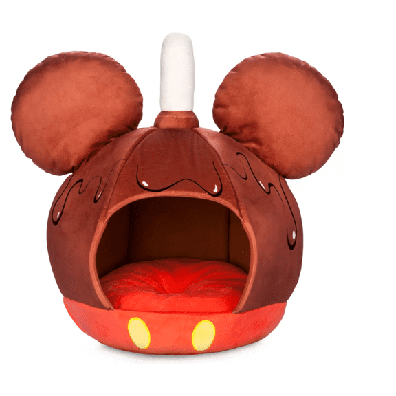 Disney Parks Eats Snacks Collection Mickey Caramel Apple Pet Dog Bed New w Tag