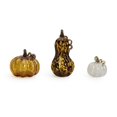 thumbnail image 2 of Two's Company Set Of 3 Art Glass Pumpkins Includes 3 Sizes/Colors, 2 of 2