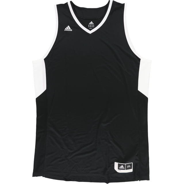 Adidas Mens Team Jersey Tank Top, Black, XX-Large