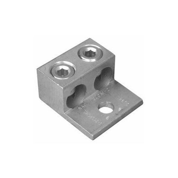 Aluminum Mechanical Lugs Two Conductors - One Hole Mount 350MCM-No.6 AWG Bulk Box