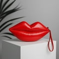 thumbnail image 5 of Red Lips Adult Costume Handbag, 5 of 5