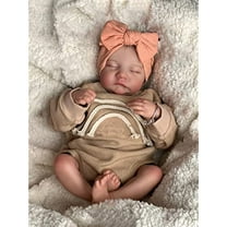Reborn Baby Dolls - 19 inch Realistic Baby Doll Girl, Dolls with Vinyl Body, Real Baby Doll Newborn Lifelike Baby Gift with Accessories for 3  Years Old Kids