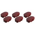 thumbnail image 3 of OUNONA 6 pcs  Oval Wooden Bases Crafts Ornament Display Stand Planter Riser Figurine Display Base, 3 of 8