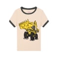 thumbnail image 4 of ATAIKU 100% Viscose 2 Pieces Boys Excavator Pajamas Set Kids Short Sleepwear Set Summer Cool Pjs Size 3-10 Years, 4 of 13