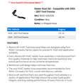 thumbnail image 2 of Heater Hose Set - Compatible with 2004 - 2007 Ford Freestar 2005 2006, 2 of 2