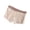 Light Brown, variant on Men Boxer Underwear Mid-rise Elastic Waist U-Convex Breathable Cotton Crotch Shorts Briefs Seamless Thin Panties