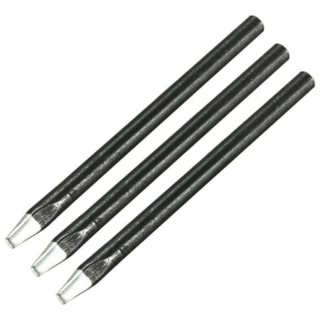 

64mm Lead-free Soldering Iron Tip Replacement 2.3mm Width Solder Tip 30W Black 3 Pieces