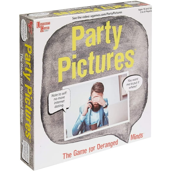 Party Pictures Adult Game For Deranged Minds | For 3-8 Players