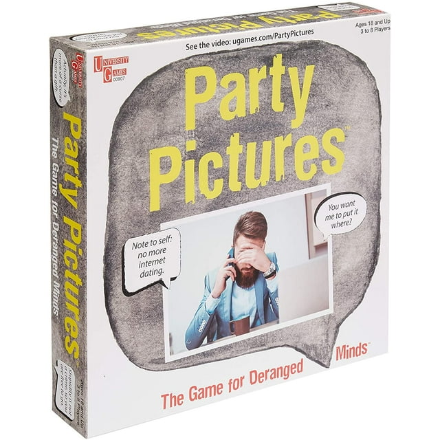 Party Pictures Adult Game For Deranged Minds | For 3-8 Players