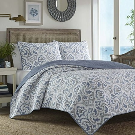 Tommy Bahama Cape Verde Smoke Quilt Set Full/Queen Smoke