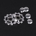 thumbnail image 3 of Milisten 2Pcs Aluminum Alloy Bike Wheel Rear Derailleur Pulley 11T for (Silver), 3 of 5