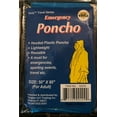 thumbnail image 3 of Emergency Adult Unisex Rain Poncho, size 50" x 80", one size fits all., 3 of 3
