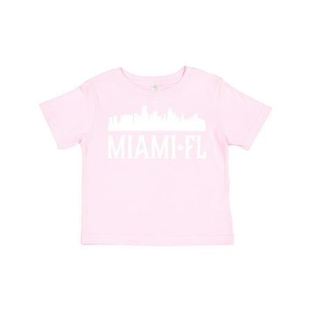 

Inktastic Miami Florida Skyline FL Cities Gift Toddler Boy or Toddler Girl T-Shirt