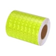 thumbnail image 1 of Unique Bargains Reflective Tape, 4' x 33 Ft Waterproof High Visibility Warning Safety Tape, Fluorescent Yellow, 1 of 6