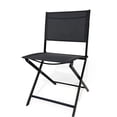 thumbnail image 5 of JERFIT 3-Piece Patio Bistro Set with Table and 2 Chairs, Black Steel Outdoor Folding Furniture for Garden, Balcony or Deck, 5 of 9